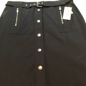 NWT Black Michael Kors Skirt